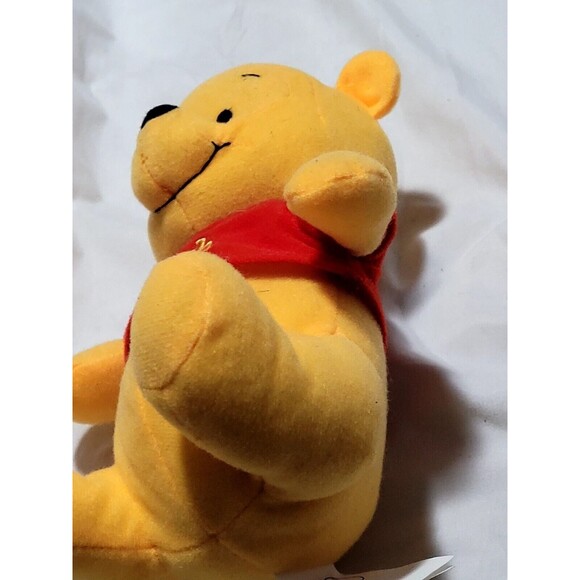 Vintage Disney Winnie The Pooh Plush 7.5" Just Play 2012 Bean Bag Stuffed Toy - Picture 3 of 8